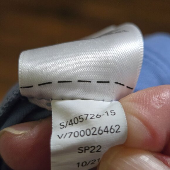 Athleta Trekkie North Jogger Pants Cottage Blue Zip Pockets Drawstring Size 14 - Picture 12 of 12